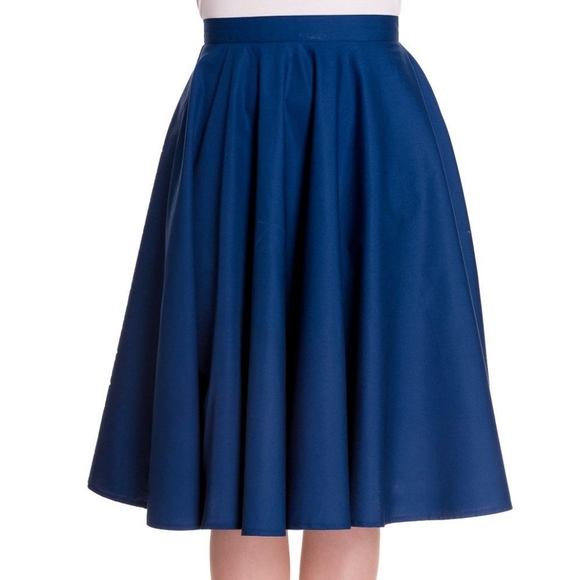 Hell Bunny Dresses & Skirts - Hell Bunny Paula 50s Skirt in Navy